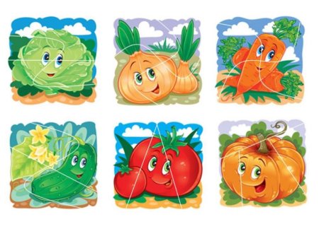 Овощи для вырезания для детей