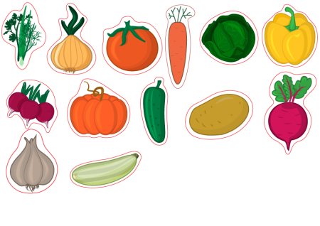 Овощи и фрукты для детей