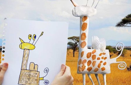 Оживление детских рисунков художник