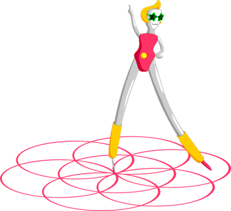 Узоры циркулем