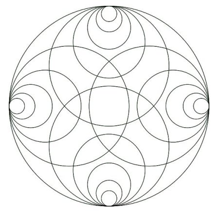 Орнамент из кругов