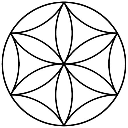 Рисунки циркулем