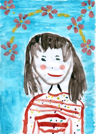 Рисуем маму в детском саду