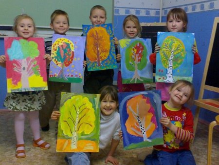 Рисование в детском саду