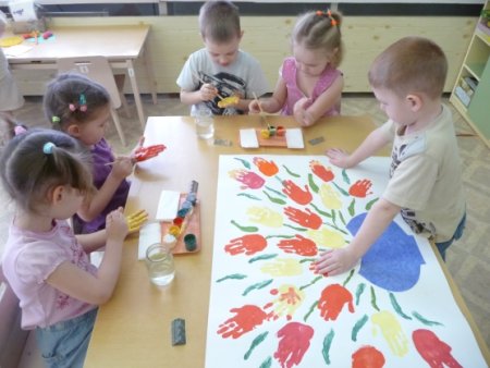 Рисование в детском саду