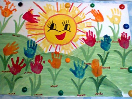 Коллективное рисование в детском саду