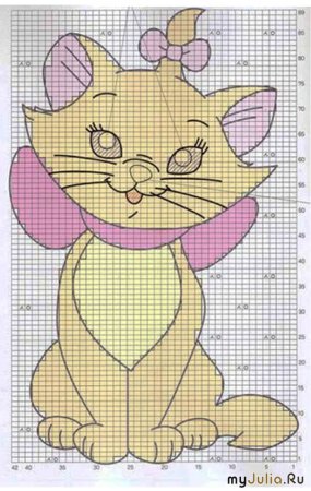 Схемы вывязанных рисунков для детей