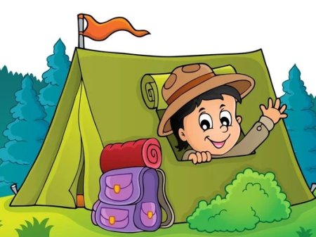 Поход с палатками с детьми