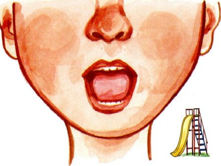 Упражнение горка артикуляционная гимнастика