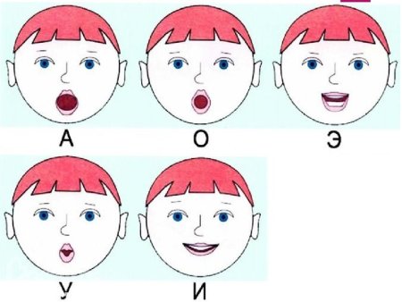 Артикуляция при произношении гласных звуков