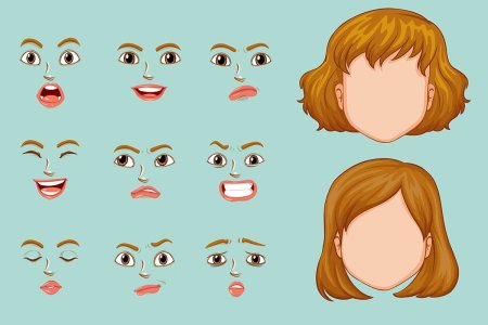 Лицо для дошкольников