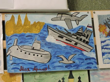 Рисование к Дню ВМФ для детей