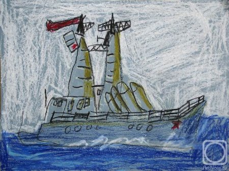 Военные корабли для рисования детям