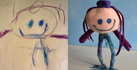 Игрушки по рисункам детей