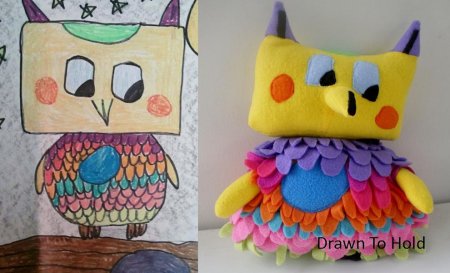 Детские игрушки по рисункам