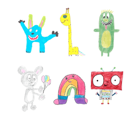 Игрушки по эскизам детей