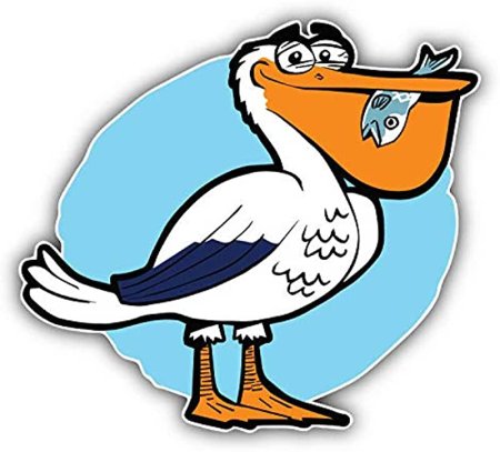 Пеликан картинка для детей