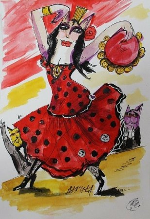 Иллюстрация к опере Кармен