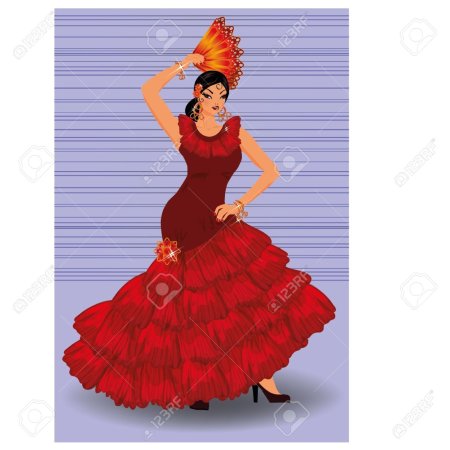 Танцовщица фламенко