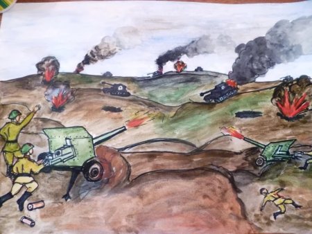 Конкурс рисунков Великой победе посвящается