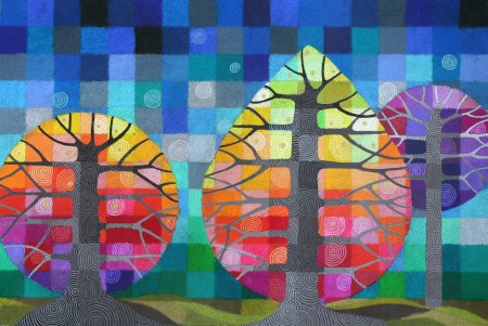 Ритм в декоративной композиции