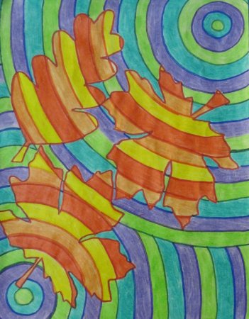 Абстрактное рисование в детском саду