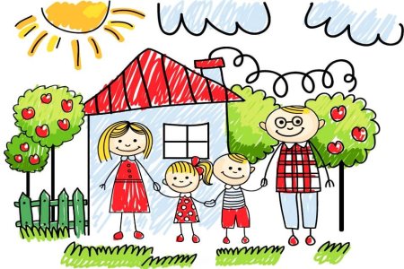 Моя семья картинки