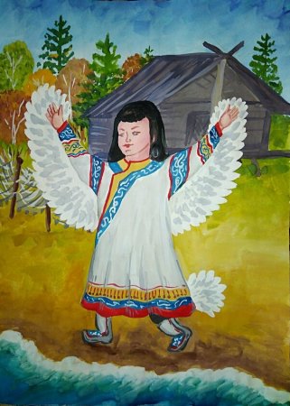 Айога раскраска к сказке