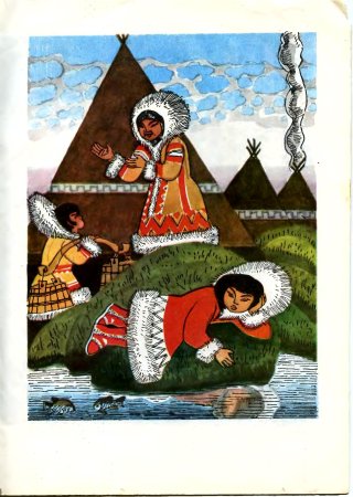 Кукушка Ненецкая сказка рисунок