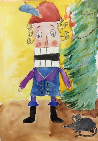 Рисунок на тему Щелкунчик