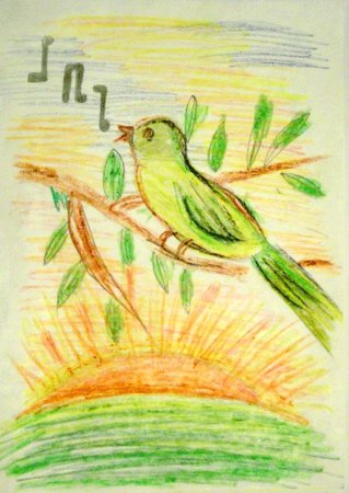 Иллюстрацию к романсу м.и. Глинки "Жаворонок"