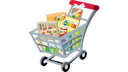 Корзина с продуктами для детей