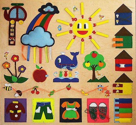 Развивающие панно для детского сада