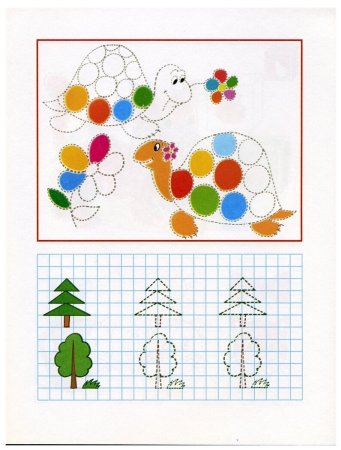 Задание на мелкую моторику для детей 3 года
