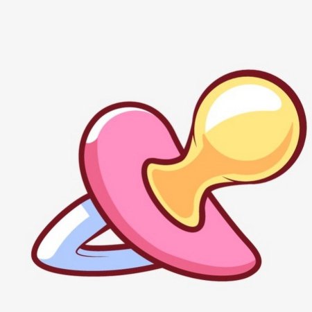 Пустышка мультяшная