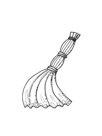 Веник рисунок