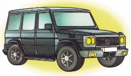 Мерседес п55фьп раскраска