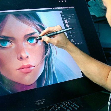 Арт на графическом планшете