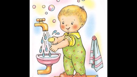 Умывание дошкольников