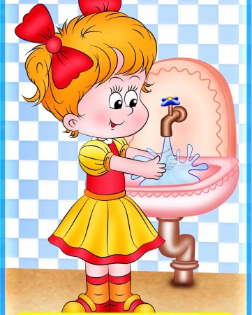 Умывание детей