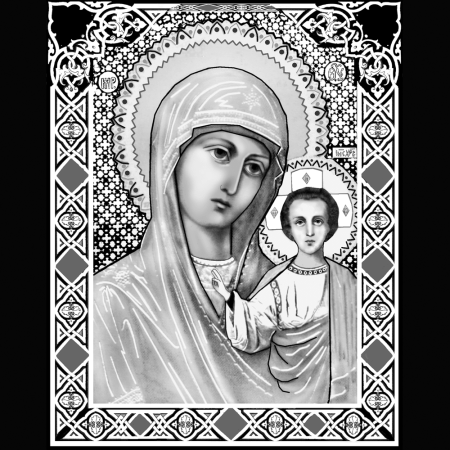 Казанская икона Божией матери на памятник