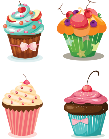 Пирожное мультяшное