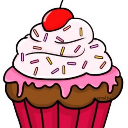 Рисунок кекса для срисовки