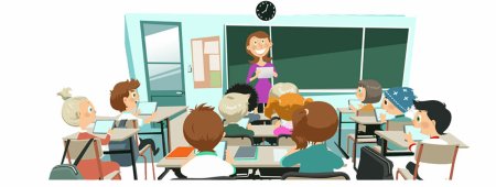 Педагог ученик векторные