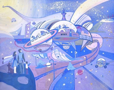 Рисунок на тему будущее