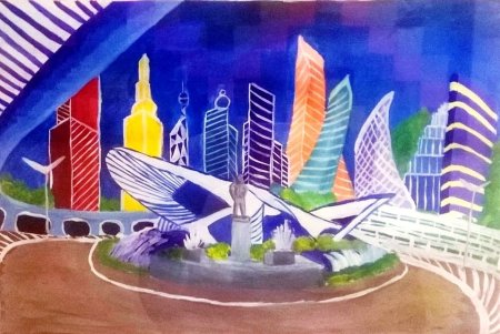 Конкурс детского рисунка город будущего