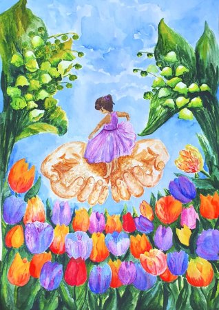 Вальс цветов рисунок детский