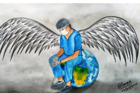 Рисунки на тему ковид 19