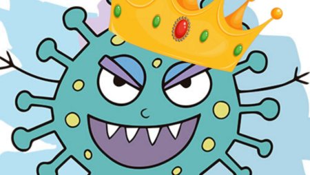 Коронавирус рисунок для детей