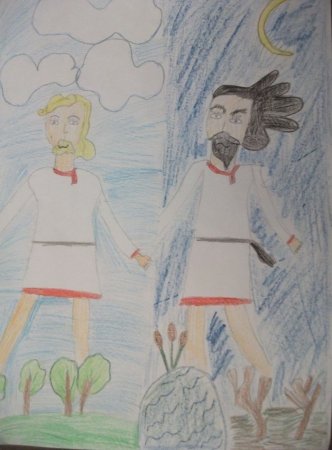 Портрет Белбога и Чернобога